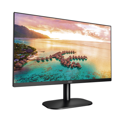 Monitor LED de 23.8" VESA, Resolución 1920 x 1080 Pixeles, Entradas de Video VGA/HDMI. Panel IPS LCD Backlight LED. Ultra Delgado - Image 2