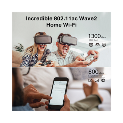 Router inalámbrico AC Wave 2 1900 doble banda 1 puerto WAN 10/100/1000 Mbps y 4 puertos LAN 10/100/1000 Mbps, MIMO 3X3, Beamforming - Image 13