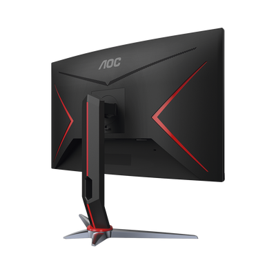 Monitor Curvo 27" GAMING W-LED VA, Resolución 1920 x 1080p 165Hz, con Entradas de Video VGA / HDMI / DISPLAYPORT . Bisel Ultra Delgado. Soporta VESA - Image 5