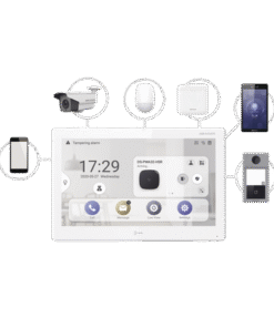 Monitor Touch IP / WiFi / ANDROID 7" / Integración con Videoporteros IP, CCTV, Panel de Alarma AXPRO y Biométricos de Acceso / CENTRO DE ADMINISTRACIÓN / Vídeo en Vivo / PoE Estándar / Apertura Remota