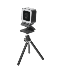 Cámara Web ALTA DENIFICIÓN (1080p) / Aro de Luz Interconstruido / Gran Angular / Micrófono Integrado / Conector USB de 2 mts / Fácil de Instalar / Reducción de Ruido Inteligente