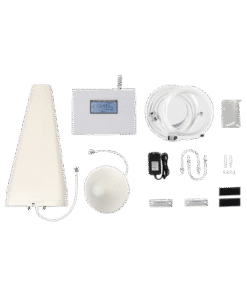 Kit Amplificador de Señal Celular 3G, 2G y VOZ. Soporta Múltiples Operadores, Dispositivos y Tecnologías Simultáneamente. Doble banda.  Mejora la señal en interiores de Hasta 500 metros cuadrados.