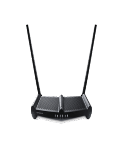 Router Inalámbrico de Alta Potencia, 2.4 GHz, 300 Mbps, 2 antenas externas omnidireccional 9 dBi, 4 Puertos LAN 10/100 Mbps, 1 Puerto WAN 10/100 Mbps, control de ancho de banda