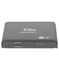Divisor (Splitter) HDMI 4K de 1 Entrada a 2 Salidas (Simultaneas) / Soporta 4K×2K / Ajuste de resoluciones EDID / HDR / HDMI 2.0 /  HDCP 2.2  / Soporta formatos de Audio Dolby Digital / Longitud del cable de entrada y salida ≤10m.