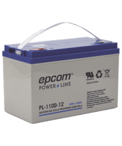 Batería Ciclo Profundo 12V @ 110 Ah / AGM-VRLA / Uso en Aplicación Fotovoltaica /Terminales Tipo Tornillo HEX M6